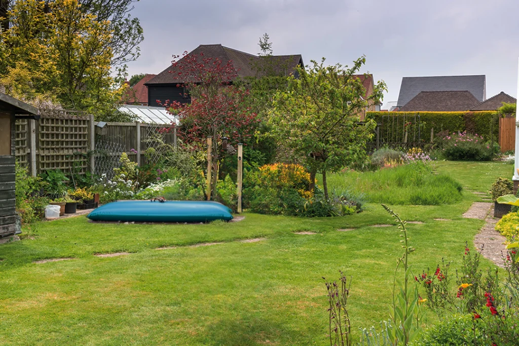 Espace disponible pour installer une citerne souple