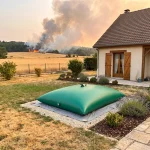 Puis-je utiliser ma citerne souple contre un incendie ?